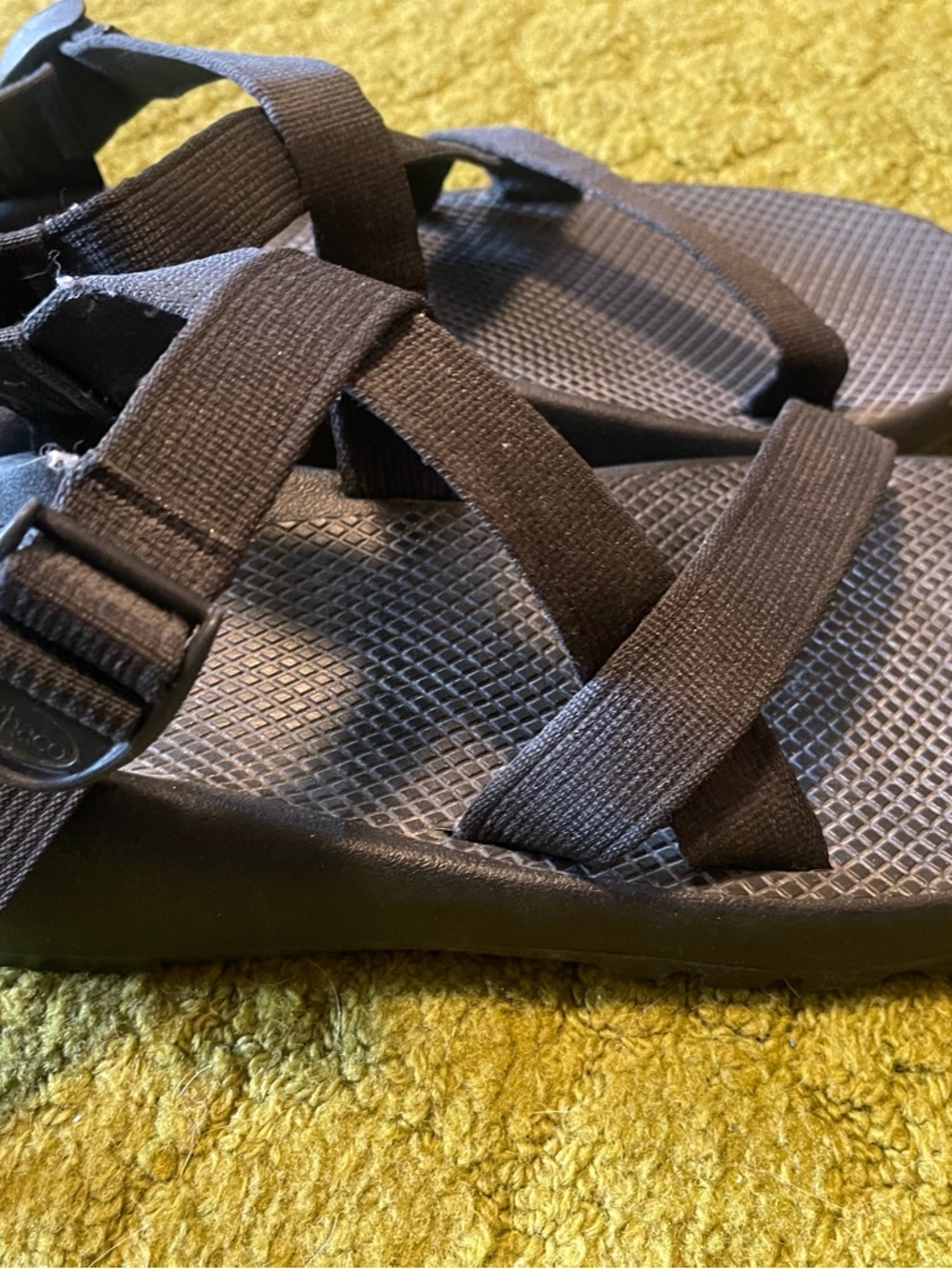 Chaco Mens 2/1 Classic Sandals Size 12 BLACK